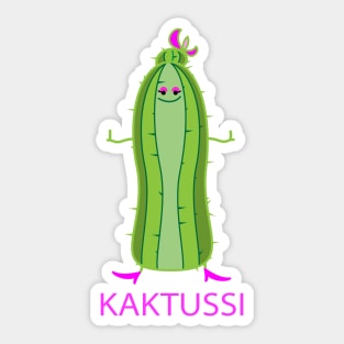 Mrs. Tusse Cactus Sticker